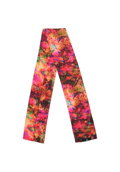 Feu De Elu Foulard Desenli Saten Fular