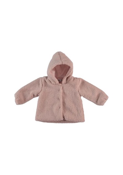 Dear Enika Monaroza Kız Bebek Peluş Pembe Bebek Mont 22-533 001