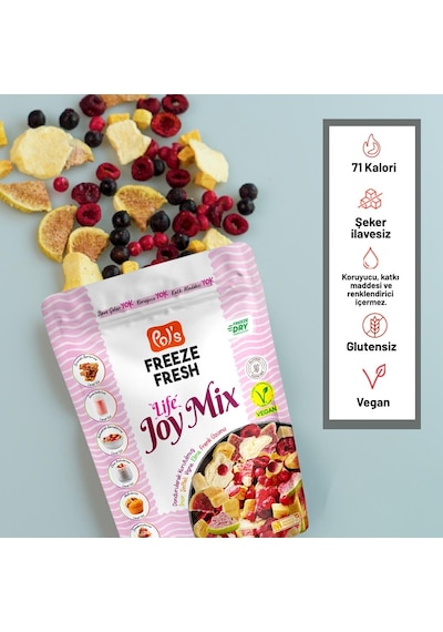 Pol's Freeze Fresh Dondurularak Kurutulmuş Joy Mix 20 G 20 G