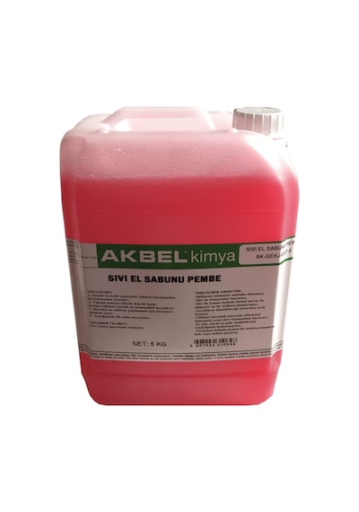 Akbel Kimya Pembe Sıvı El Sabunu 5 KG