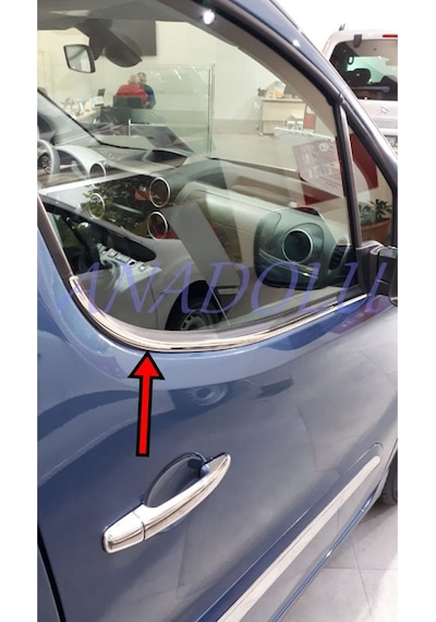 Berlingo Cam Çitası Krom 2008 2009 2010 2011 2012 2013 2014 2015