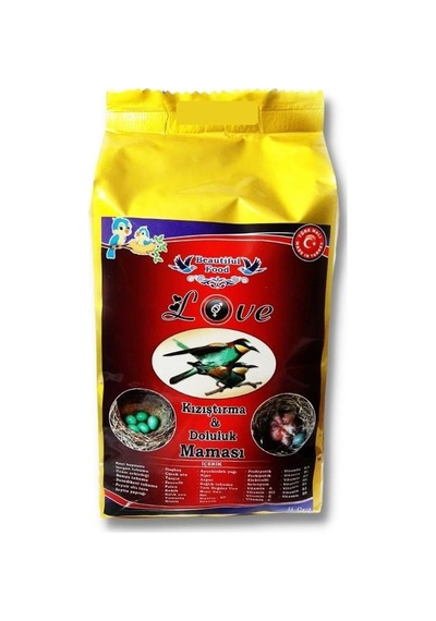 Beautiful Food Love Kızıştırma Ve Doluluk Kuş Yemi Maması 1 Kg