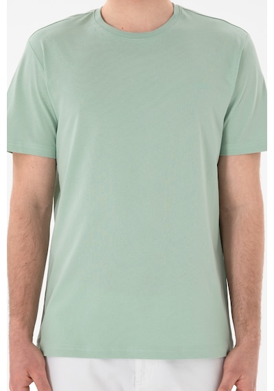U.S. Polo Assn. Erkek Regular Fit Bisiklet Yaka Su Yeşili Basic Tişört 50305928-VR048 U.S. Polo Assn. Erkek Regular Fit Bisiklet Yaka Su Yeşili Basic Tişört 50305928-VR048