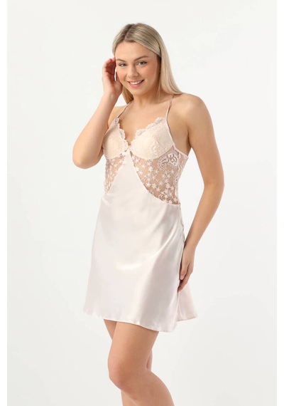 Pierre Cardin 6lı Dantelli Sabahlık Çeyiz Seti İnci