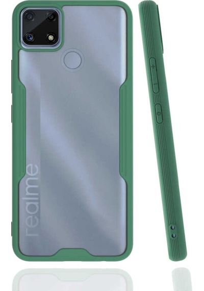 Realme C15 Kılıf Platin Kamera Korumalı Silikon Kılıf
