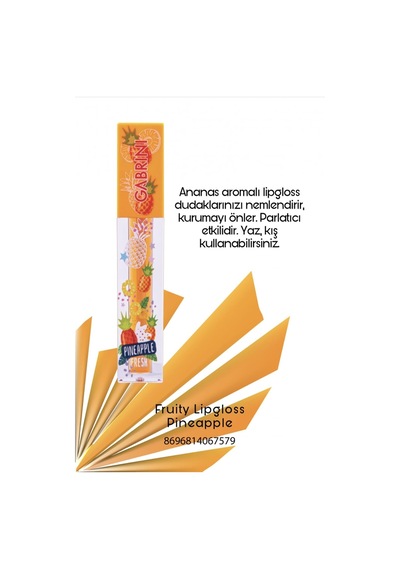 Meyveli Dudak Parlatıcısı Ananas