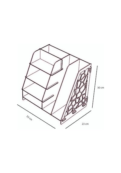 Kuk Design Voronoi Masaüstü Organizer Düzenleyici Evrak Rafı N11.320
