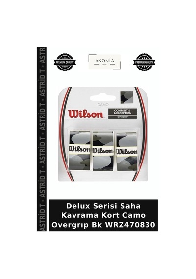 Delux Serisi Saha Kavrama Kort Camo Overgrıp Bk Wrz470830 Siyah