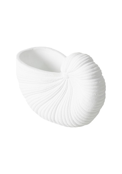 Mudo Home Whıte Shell Vazo 21x10x15 Cm Diğer