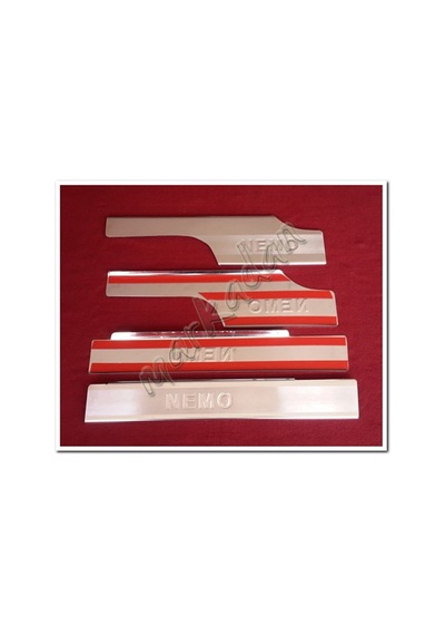 Db Chrome Citroen Nemo Krom İç Kapı Eşiği 2008 Sonrası 4 Parça P.