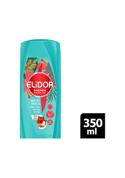 Elidor Saç Bakım Kremi Doğanın Enerjisi Argan Yağı & Hibiskus Özü 350 Ml
