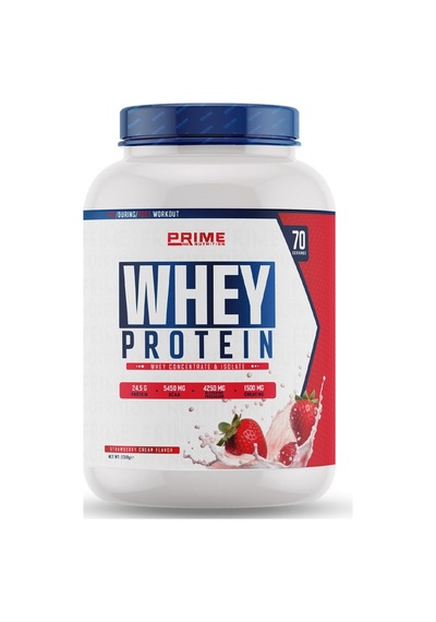 Prime Nutrition Whey Protein 2310 Gram - Strawberry Cream - 70 Servis
