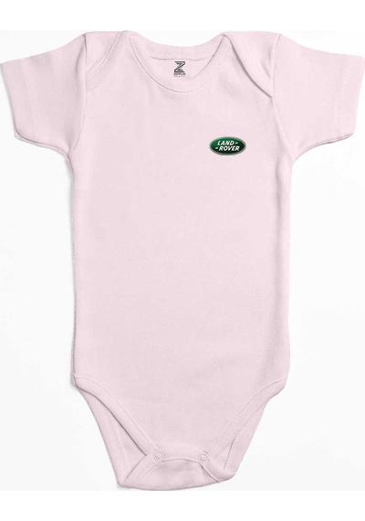 Zepplin Giyim Land Rover Logo Pembe Bebek Body Zıbın