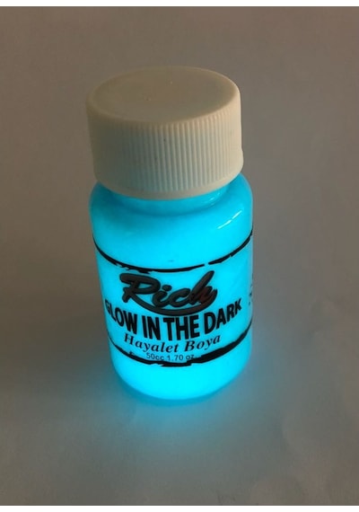 Rich Karanlıkta Parlayan Glow In The Dark Hayalet Boya 3004 Yeşil