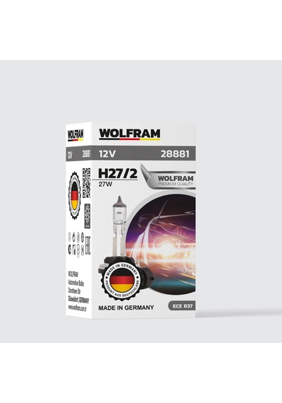 H27 881 Ampul Standart Işık 12v 27w - Wolfram 28881