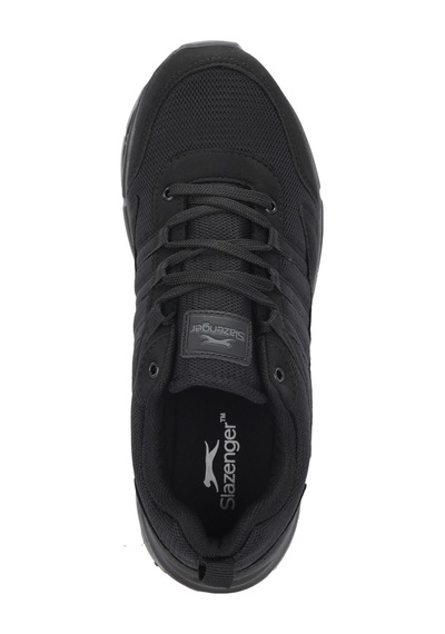 Slazenger Polısh I Erkek Siyah / Siyah Koşu & Yürüyüş Spor Ayakkabısı