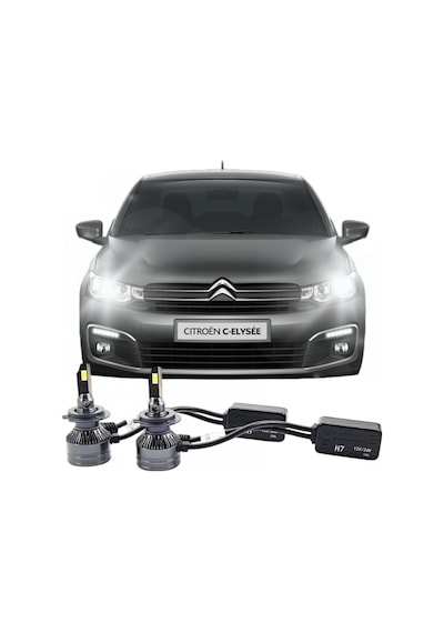 Cıtroen C-elysee Led Xenon Kısa Far Ampulü H7 Ultra