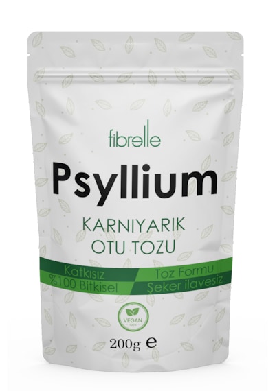 Fibrelle Karnıyarık Otu Psyllium Tozu 200 Gr