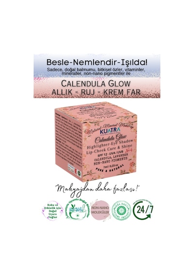 Kuatra Calendula Glow Nemlendirici Işıltı Veren Balm Aydınlatıcı 7 ML