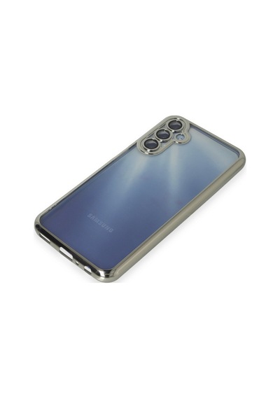 Samsung Galaxy  Uyumlu,  A15 4g Kılıf Razer Lensli Silikon - Gümüş