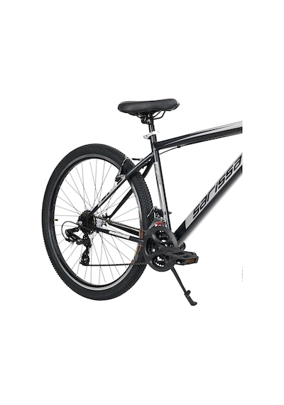 Sarissa Moon 26" Jant Mtb Ön Amortisörlü Shimano 21 Vites Wake Gidon V Fren Dağ Bisikleti Siyah Gri