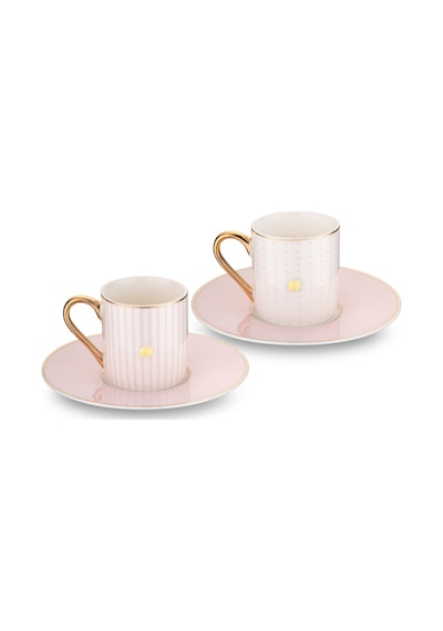 Jumbo Navy 2'li Kahve Fincan Takımı Pink Pembe