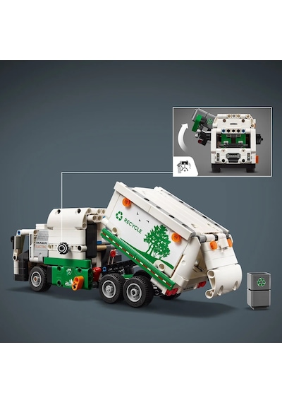 LEGO® Technic Mack LR Electric Çöp Kamyonu 42167 8+ Yaratıcı Oyuncak Yapım Seti - 503 Parça
