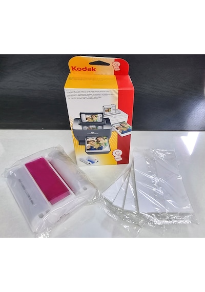 Kodak G600 ve G610 Printer için 100Lük Kağıt ve Ribbon Kodak G100