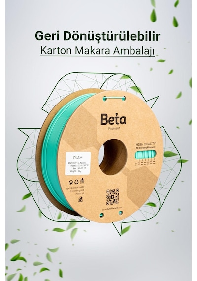 Beta Pla+ Filament Aqua Green