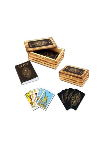 Star Tarot Kartı Ahşap Kutulu