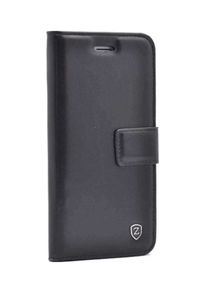 Galaxy S10e Kılıf Zore New Delüxe Kapaklı Standlı Kılıf Siyah