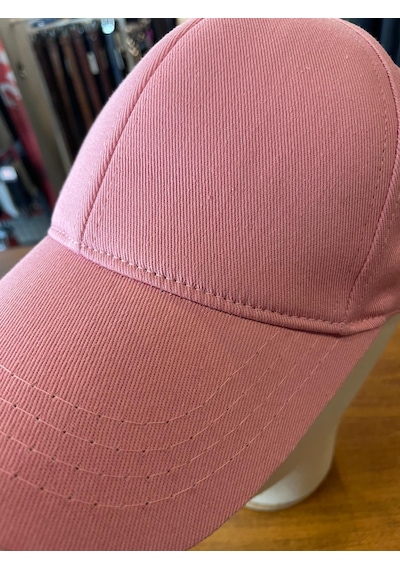 Hamze Düz Basic Pamuklu Unisex Cap Şapka Pembe