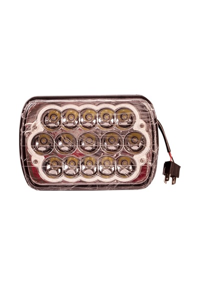 Led Çalışma Lambası Dikdörtgen 15 Led 48W Beyaz Beyaz 17,5 Cm