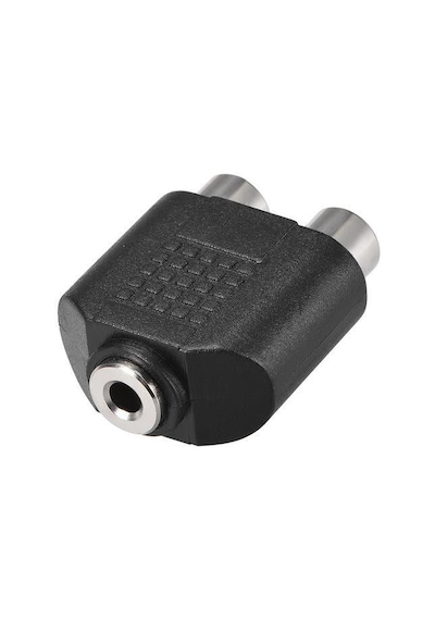 Stereo 3.5 Mm Dişi - 2x Rca Dişi Çevirici Aparat Çift