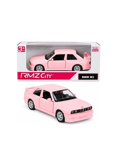 Rmz City Pembe Serisi Bmw M3 1:32 Die-cast Çek Bırak Model Araba Pembe