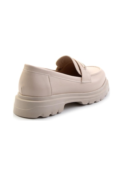 Bambi Bej Kadın Loafer Ayakkabı K01997010709 Bej