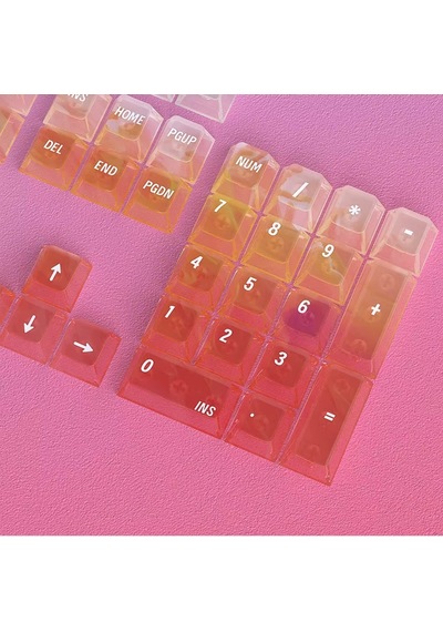 Nebula Bulutu Keycaps Renkli Sisli Mekanik Rgb Klavye Tuş Takımı Blue