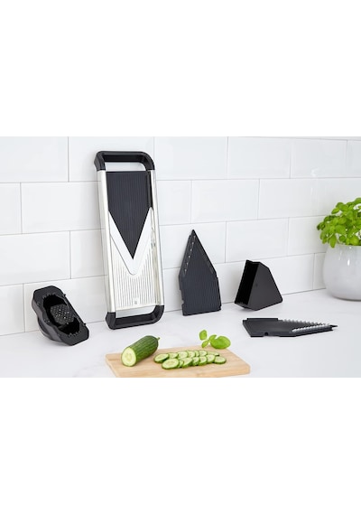 Wmf Top Tools Sebze Dilimleyici, 37 X 12,5 Cm, Cromargan Yüksek Kaliteli Paslanmaz Çelik, Parmak Koruyucu, Dilimleme Diğer Wmf Top Tools Sebze Dilimleyici, 37 X 12,5 Cm, Cromargan Yüksek Kaliteli Paslanmaz Çelik, Parmak Koruyucu, Dilimleme Diğer