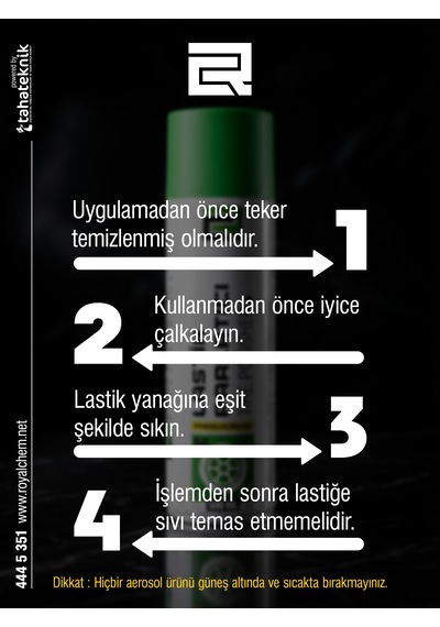 500 Ml Premium Lastik Parlatıcı Basınçlı Sprey