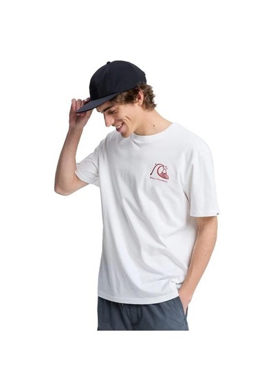 Quiksilver Evo Original Bs Beyaz Erkek Tişört