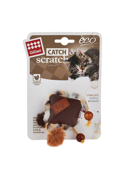 Gigwi Catch & Scratch Üçgen Kedi Oyuncağı