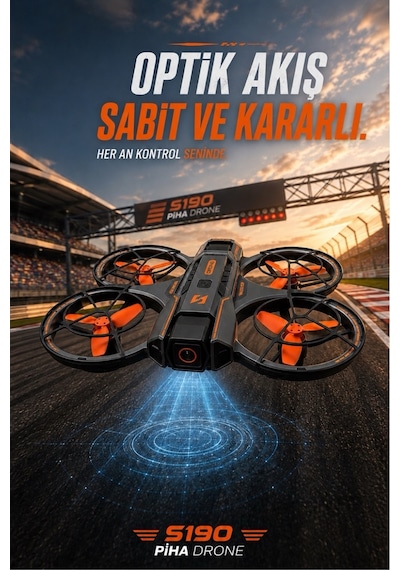 S190 Fırçasız Motor 2batarya&25dakika Uçuş 720p Çift Kamera Taşıma Çantalı Drone