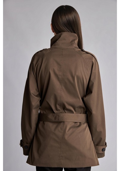 Defacto Regular Fit Dik Yaka Kuşaklı Düğmeli Trençkot H3949ax26wnkh402 Haki-kh402