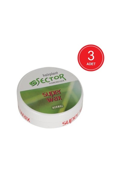 Sector Hairplant Normal Süper Wax Normal 3 x 150 ML