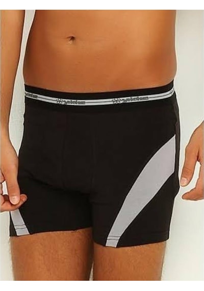 Yıldız 116 Erkek Siyah Comfort Modal Boxer Tekli 001