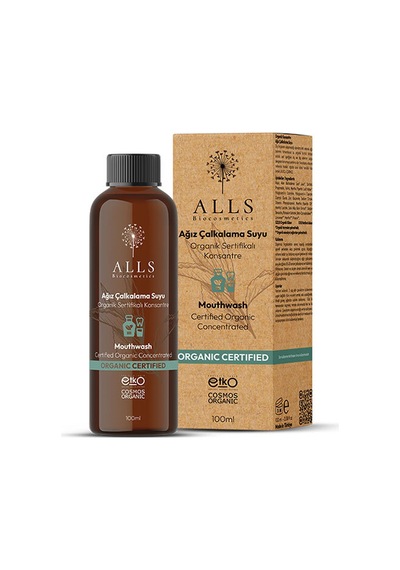 Alls Biocosmetics Organik Sertifikalı Konsantre Ağız Çalkalama Suyu 100 Ml