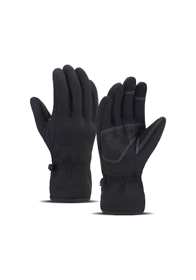Single Sword Softshell Soğuk, Rüzgar Ve Su Geçirmez Touch Uyumlu , Motorcu Ve Koruyucu Eldiven Sürüş Eldiveni