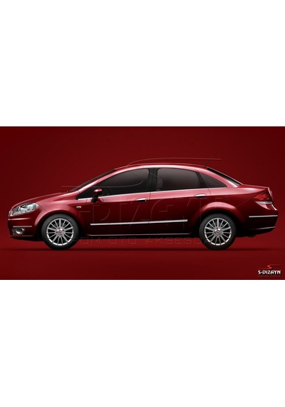S-Dizayn  Fiat Linea Kapı Koruma Çıtası Krom 2007 Üzeri