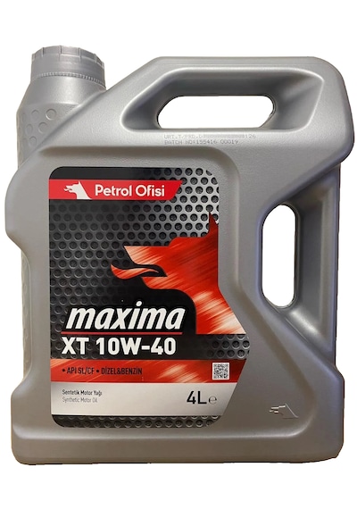 Petrol Ofisi Xt 10W-40 Sentetik Motor Yağı 2 x 4 L