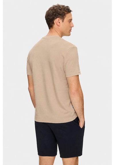 Ucla Angelo Koyu Bej Bisiklet Yaka Baskılı Yumuşak Dokulu Modal Kumaş Standard Fit Erkek Tshirt Ucla Angelo Koyu Bej Bisiklet Yaka Baskılı Yumuşak Dokulu Modal Kumaş Standard Fit Erkek Tshirt